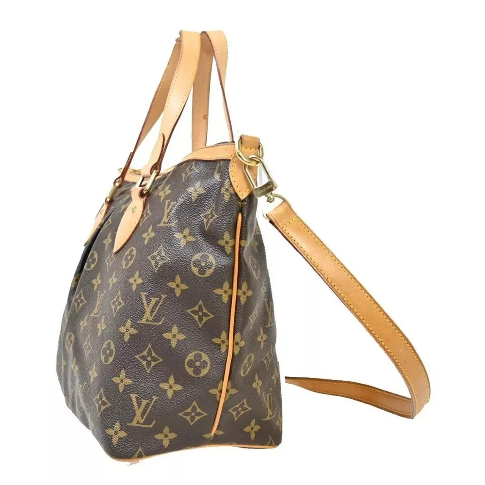 LOUIS VUITTON Palermo PM 2Way Shoulder Hand Bag Monogram Brown